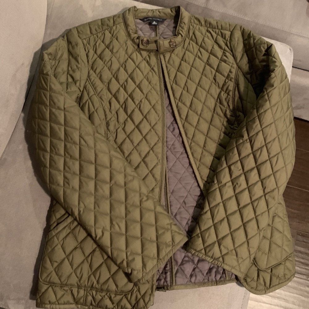 BR Quilted Olive Jacket